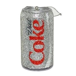 Diet Coke‎ Can Christmas Ornament Glitter Sparkly Bling
